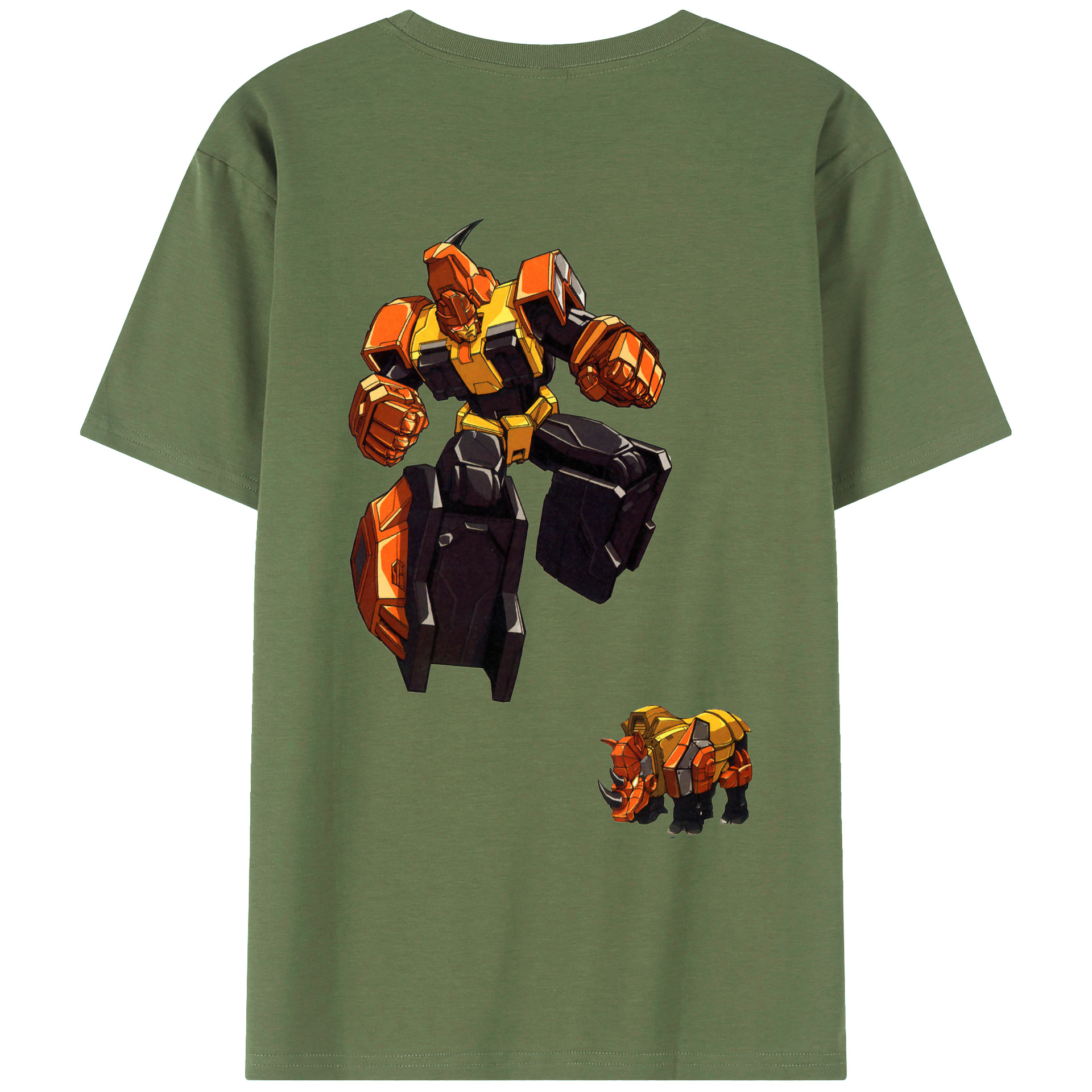 （画像用）  綿100％ メンズ半袖Tシャツ（バックプリント） 通気性
